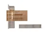 Wohnzimmer-Set KAMI – Kaschmir / Eiche (handwerklich Produktbild-Vorschau 3