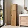 KOMFOTTEU 4 Etagen Hochschrank mit Metallgriff & Produktbild-Vorschau 2