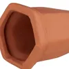A close-up, angled shot of a terracotta chimney pot. Produktbild-Vorschau