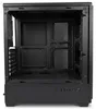 BROONBEE A-3607 Gaming PC-Gehäuse Midi-Tower Schwarz, Produktbild-Vorschau 2