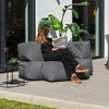 HOME DELUXE Outdoor Sitzsack HEAVEN - Anthrazit - 76 x 152 Produktbild-Vorschau 2