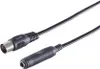 Diodenstecker 5-pol./ Klinkenbuchse 6,3mm, 0,2m Produktbild-Vorschau 1