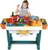 TRMLBE Dětský stůl se židlemi Set hrací stůl pro děti od 3 Náhled obrázku produktu 7