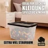 BigDean 3x 30 L Aufbewahrungsbox mit Deckel Budget Line Produktbild-Vorschau 2