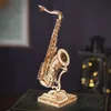 Drevené 3D puzzle so saxofónom Náhľad obrázku produktu 2
