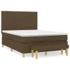 Möbel Boxspringbett mit Matratze Dunkelbraun 140x200 cm Produktbild-Vorschau 2