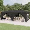 vidaXL Partyzelt Faltbar mit Seitenwänden Anthrazit 3x6 m Produktbild-Vorschau 2