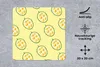 MuchoWow® Mauspad Mousepad Obst - Schablonen - Gelb 20x20 Produktbild-Vorschau 2