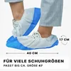50x Schuhüberzieher Einweg Blau/Weiß, Überziehschuhe mit Produktbild-Vorschau 5