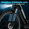 X2 E-Bike 26 Zoll, Elektrofahrrad mit 7-Gang Shimano Produktbild-Vorschau 5