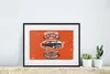 MuchoWow® MuchoWow® Gerahmtes Poster Auto - Orange - Produktbild-Vorschau 6