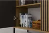Commode ELBA avec portes - chêne artisanal / noir Voir les images du produit 4