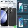 A collage showing a Samsung Galaxy S23 FE phone with a screen protector and camera lens protector, along with images of other Samsung Galaxy models to indicate compatibility. Produktbild-Vorschau