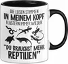 Reptil Terrarianer Tasse Geschenk Herpetologe Herpetologie Produktbild-Vorschau 1