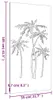 vidaXL Garten-Wanddeko 105x55 cm Cortenstahl Palmen-Design Produktbild-Vorschau 7
