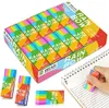 2B Radiergummi, 30 Stück Regenbogen Radierer, Kinder Weich Produktbild-Vorschau 1