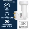 PremiumX SAT Anlage 80cm Antenne Aluminium Twin LNB weiß 4x Produktbild-Vorschau 6