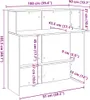 vidaXL Bancone reception bianco 100 x 50 x 103,5 cm Anteprima dell’immagine prodotto 8