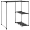 vidaXL Waschmaschinenregal Schwarz 87x55x90,5 cm Eisen Produktbild-Vorschau 5