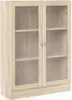 Dmora Regal Aline 79x28,3x107,2h cm Braun 2 Böden 2 Türen Produktbild-Vorschau 1