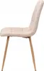 Fauteuil rembourré beige VELVET 2, velours. Fauteuil de Voir les images du produit 8