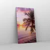 Bild auf Leinwand - Leinwandbild - Strand Meer Palme - Produktbild-Vorschau 4