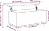 vidaXL Table basse en chêne Artisan 90 x 44.5 x 45 cm Bois Voir les images du produit 8