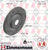 ZIMMERMANN Black Z Bremsscheibe Vorne Links für AUDI A4 Produktbild-Vorschau 1