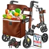 KESSER® Rollator Aluminium faltbar, höhenverstellbar & bis Produktbild-Vorschau 1