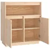 vidaXL Sideboard 70x34x80 cm Massivholz Kiefer Produktbild-Vorschau 8
