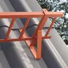 vidaXL Schneefanggitter Rot 800 x 29,5 x 34,5 cm Stahl Produktbild-Vorschau 4