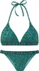 Elbsand Triangel-Bikini petrol bedruckt Größe 36 Cup C/D Produktbild-Vorschau 1