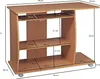 WOHNLING Computertisc rollbar Buche 90 x 71 x 50 cm mit Produktbild-Vorschau 7