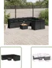 The Living Store 10-tlg. Garten-Sofagarnitur mit Kissen Produktbild-Vorschau 1