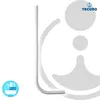 tecuro Spülrohr Ø 28 mm für WC-Druckspüler - Kunststoff Produktbild-Vorschau 2