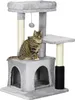 PawHut Kratzbaum Katzenbaum mit Massageecke Katzenhöhle Produktbild-Vorschau 1