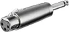 XLR Adapter, AUX Klinke 6,35mm mono > XLR Buchse 3Pin Produktbild-Vorschau 1