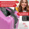 ONBEST Hartschalen Koffer Set | 4-teilig Pink | mit Produktbild-Vorschau 4