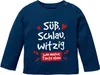 Baby Langarm-Shirt Tante Sprüche lustig Süß Schlau Witzig Produktbild-Vorschau 1
