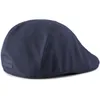 A side view of a navy blue Puma flat cap. Produktbild-Vorschau