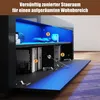 SONNI Mobili TV ribassati nero lucido con illuminazione a Anteprima dell’immagine prodotto 5