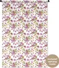MuchoWow® Wandteppich Wandbehang Blumen - Blätter - Lila Produktbild-Vorschau 1