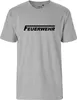 Huuraa Herren T-Shirt Feuerwehr S Sport Grey Bio Baumwolle Produktbild-Vorschau 2