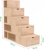 Treppenregal 125 cm - Roh (ohne Lack) Produktbild-Vorschau 4