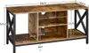 A diagram of a TV stand with dimensions labeled. Podgląd zdjęcia produktu