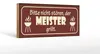 Holzschild Spruch 27x10cm nicht stören der Meister grillt Produktbild-Vorschau 1