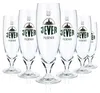 6x Jever Bier Glas 0,3l Pokalglas Biergläser "Pilsener" Produktbild-Vorschau 4