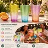 6 Trinkgläser Bunt Gläser Set Wassergläser Wasserglas Produktbild-Vorschau 5