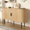 Sideboard - Holzoptik - Rolljalousie-Türen & Eisenbeine - Produktbild-Vorschau 4