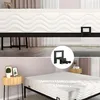 A collage showing a mattress frame with a mattress and a close-up of a mattress holder. Produktbild-Vorschau